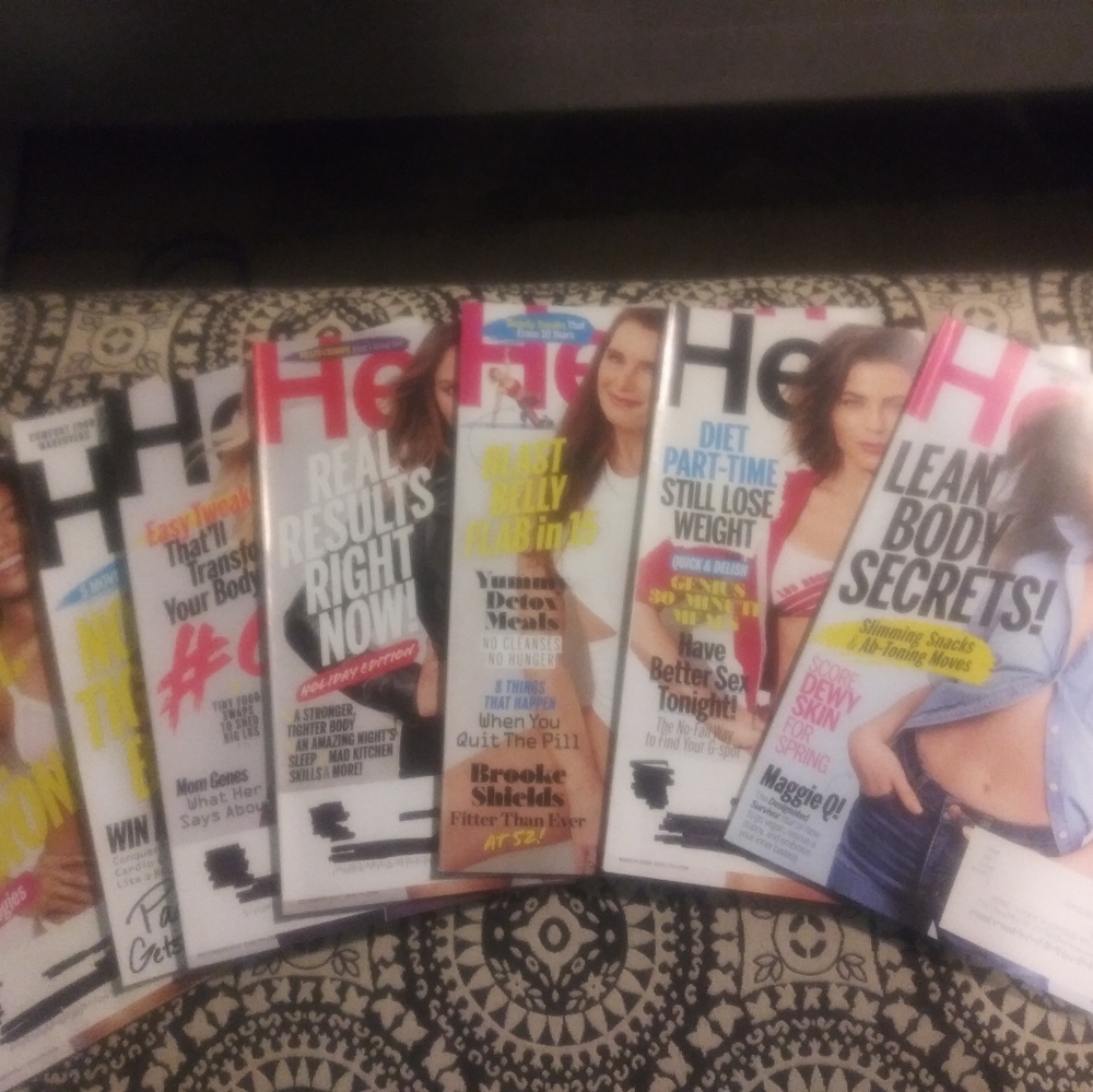 Health Magazines Set of Eight